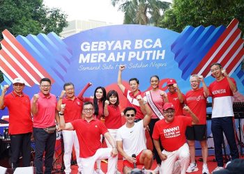 Serukan Semangat Nasionalisme, Hidup Sehat, dan Peduli Lingkungan, Gebyar BCA Merah Putih Sukses Hibur Ribuan Pengunjung Car Free Day