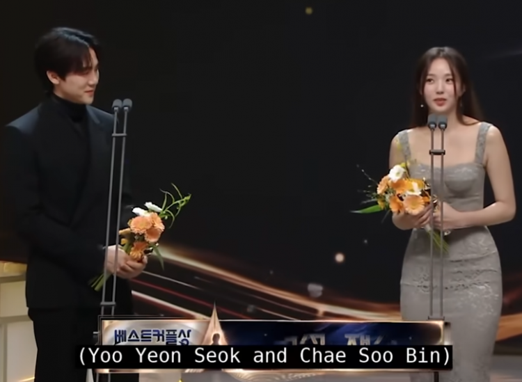 Chae Soo Bin & Yoo Yeon Seok Menang Best Couple!