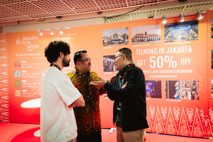 Filming in Jakarta